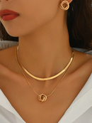 Colar e Brinco Elegante de Luxo