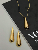 Colar e brinco Gota Luxo