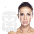 Kit 16 Peças Reutilizável para Rosto – Adesivo de Silicone Gel Antirrugas e Linhas Faciais