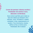 Creme de pentear clássico ecolita | finalizador de cachos | coco, abacate e amêndoas | Artesanal.